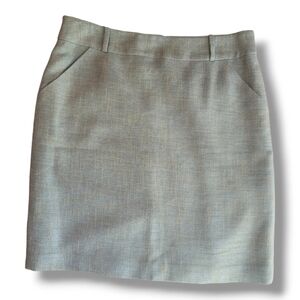 Eccoci Blue And Tan Weave Pencil Skirt - Size 10